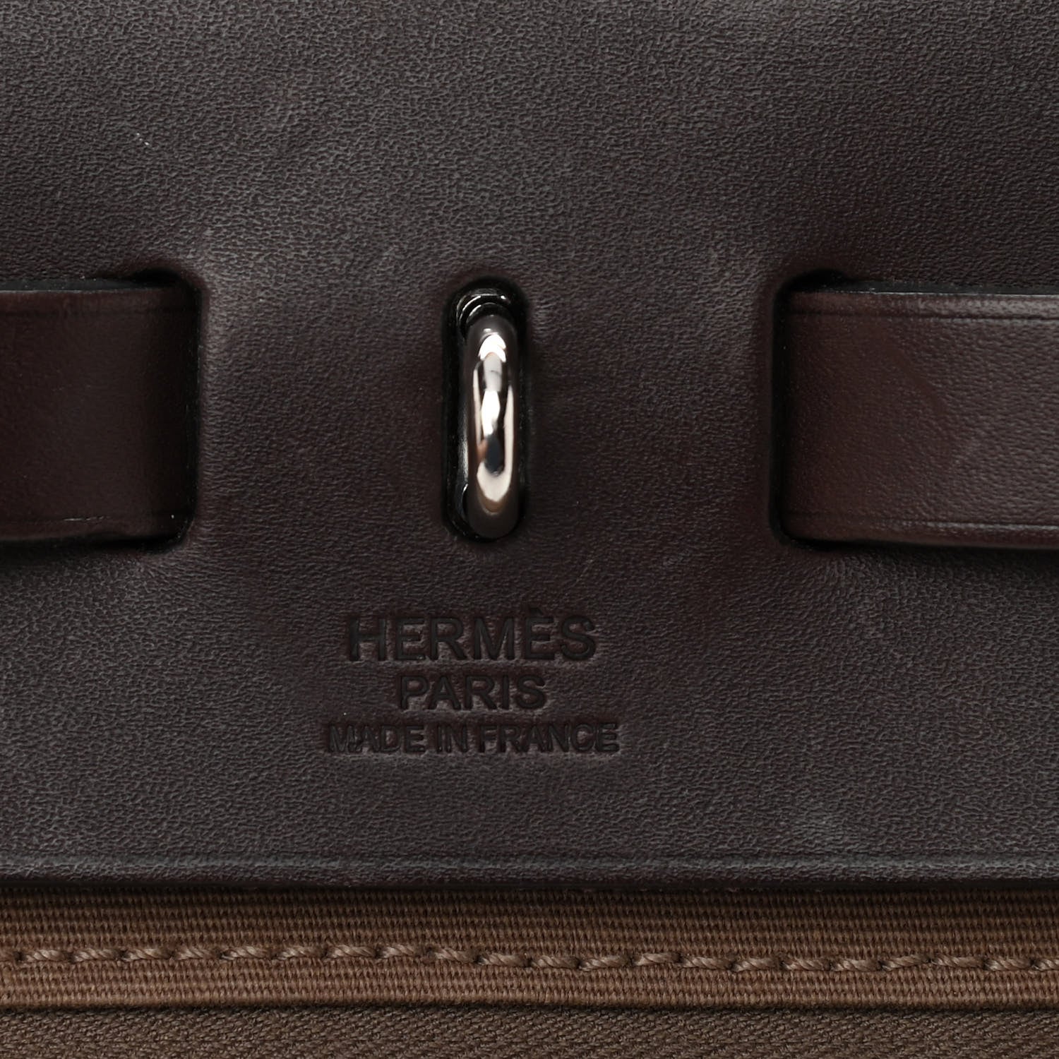 Hermes Vache Hunter Toile Herbag Zip 31 PM Etoupe Ebene 7 of 12