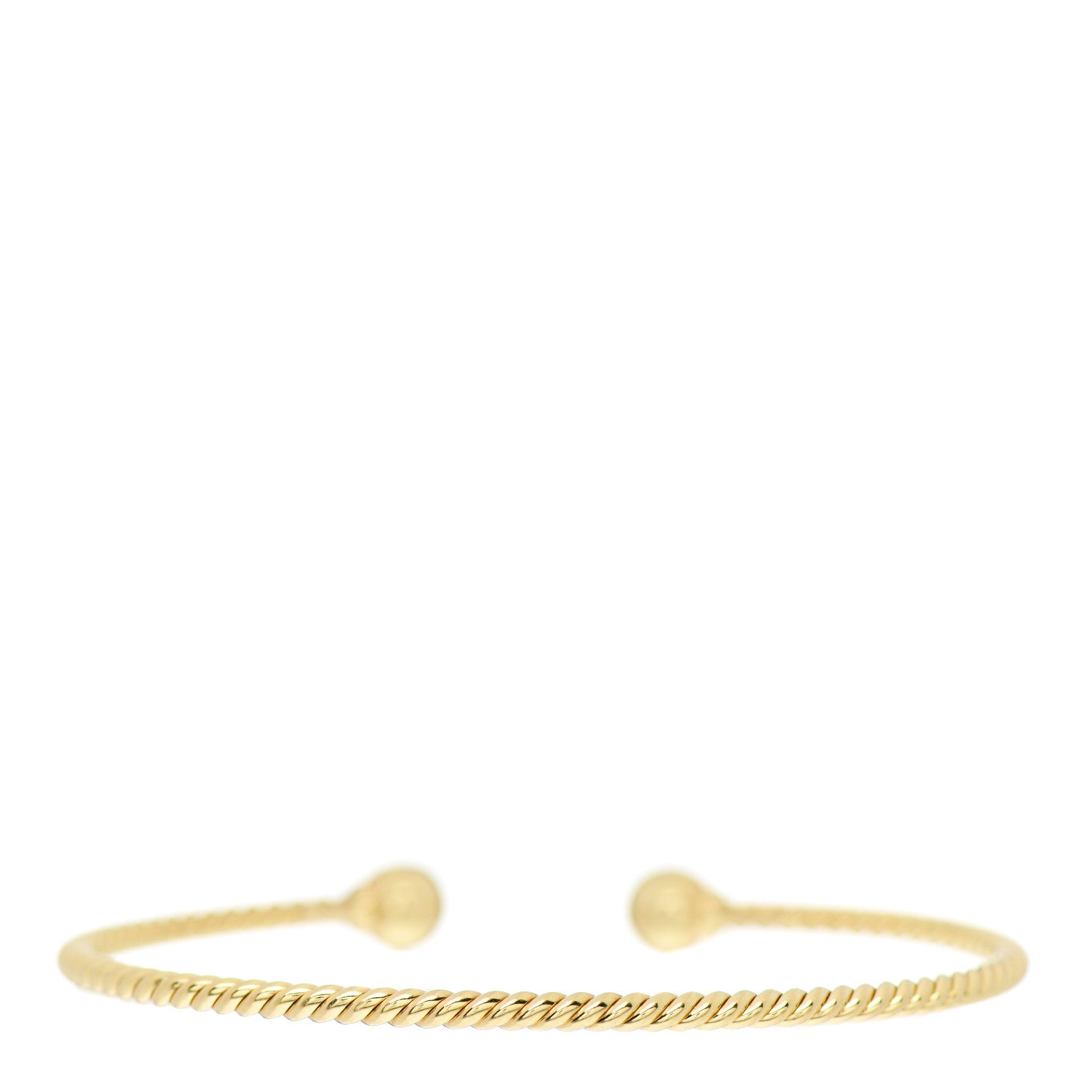 David Yurman 18K Yellow Gold Diamond Petite Solari Bracelet 2 of 3