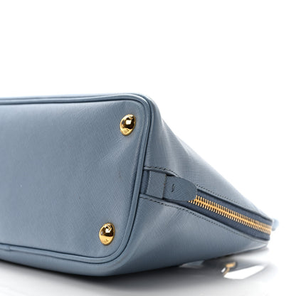 Prada Saffiano Lux Small Promenade Tote Aviazione 7 of 9