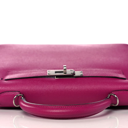 Hermes Epsom Kelly Sellier 28 Rose Pourpre 12 of 37