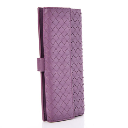 Bottega Veneta Nappa Intrecciato Continental Wallet Lilac 3 of 8