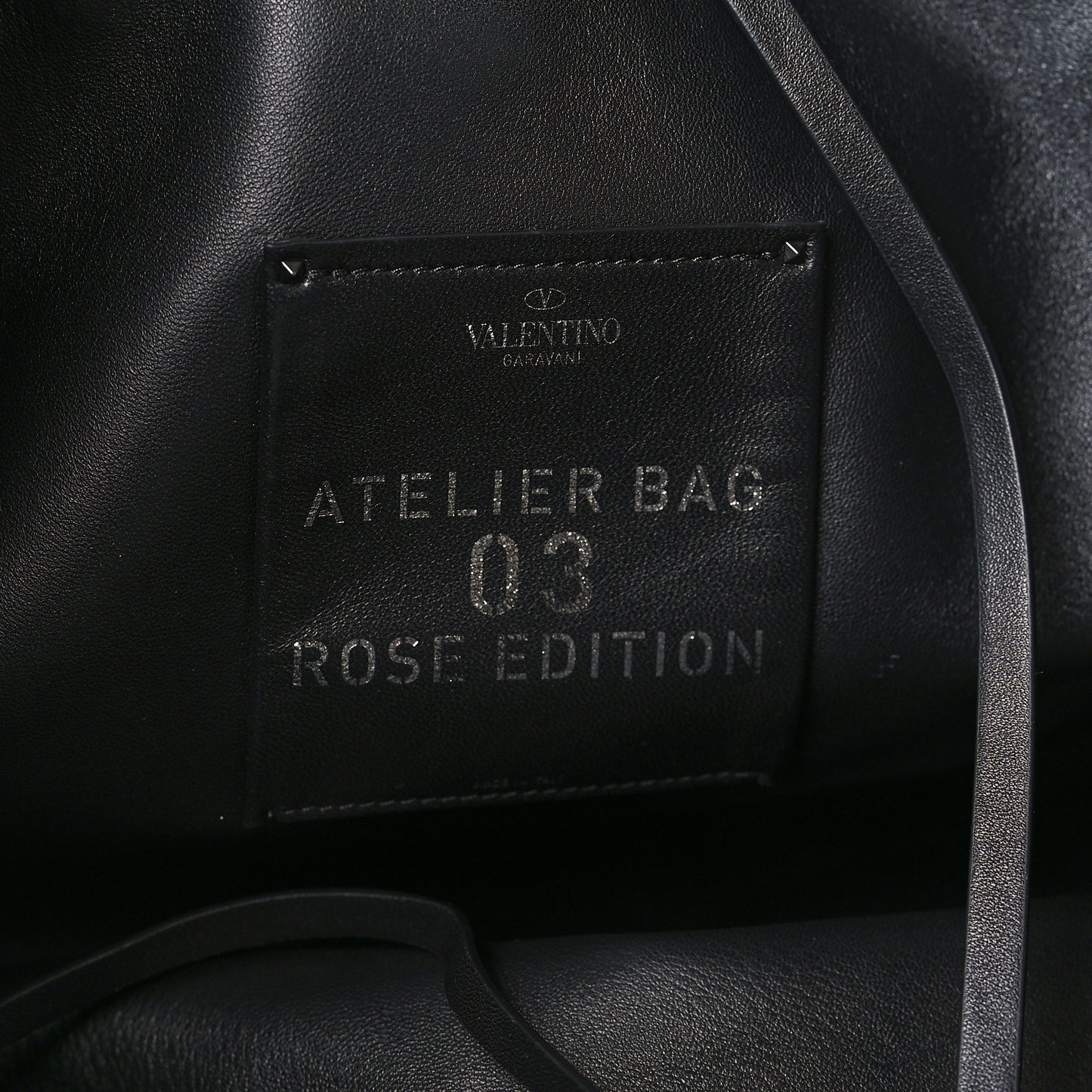 Nappa Atelier 03 Rose Edition Large Tote Bag Black