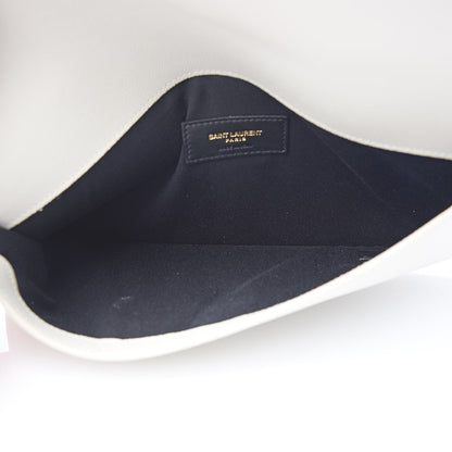 Saint Laurent Grain De Poudre Uptown Pouch Crema Soft 5 of 8