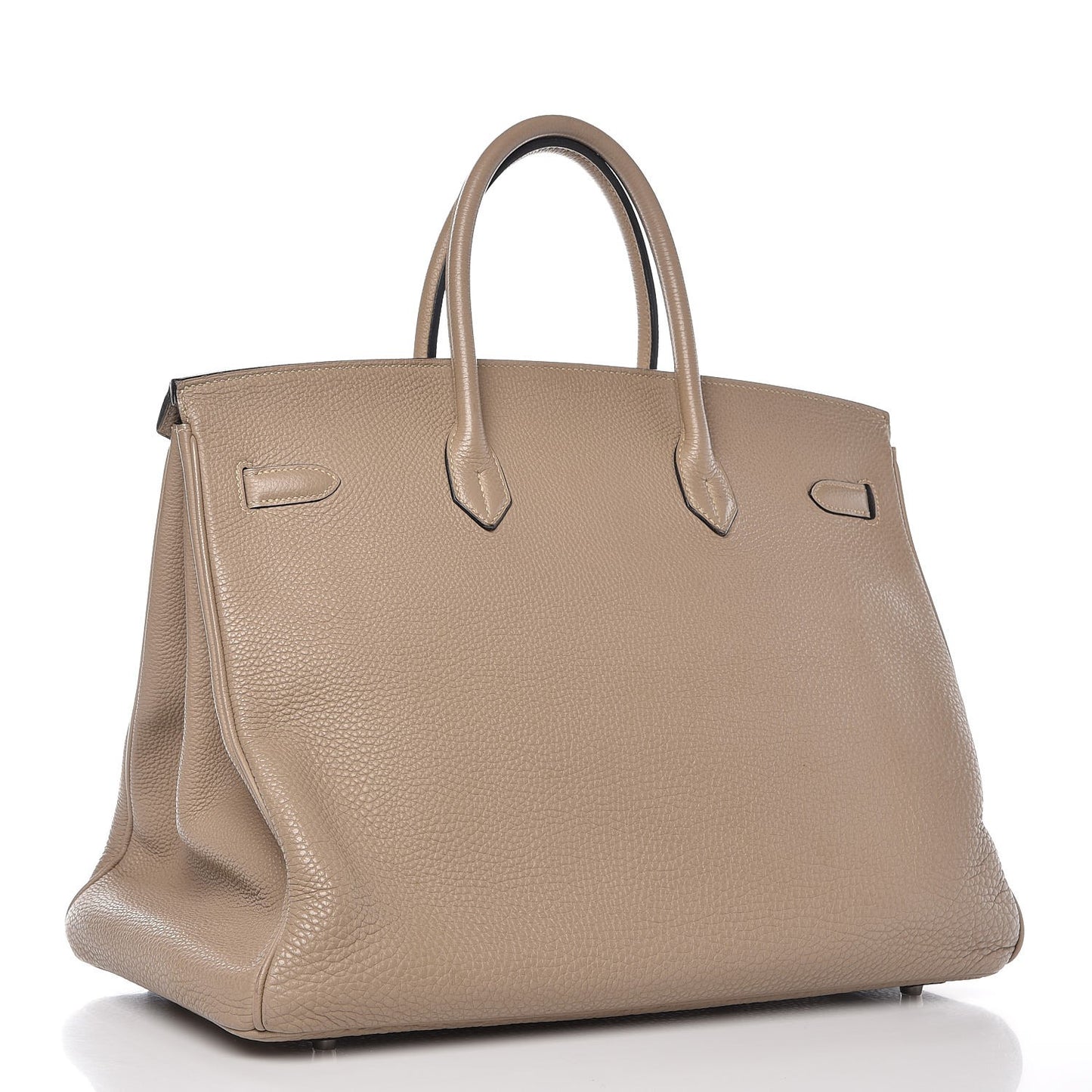 Taurillon Clemence Birkin 40 Gris Tourterelle