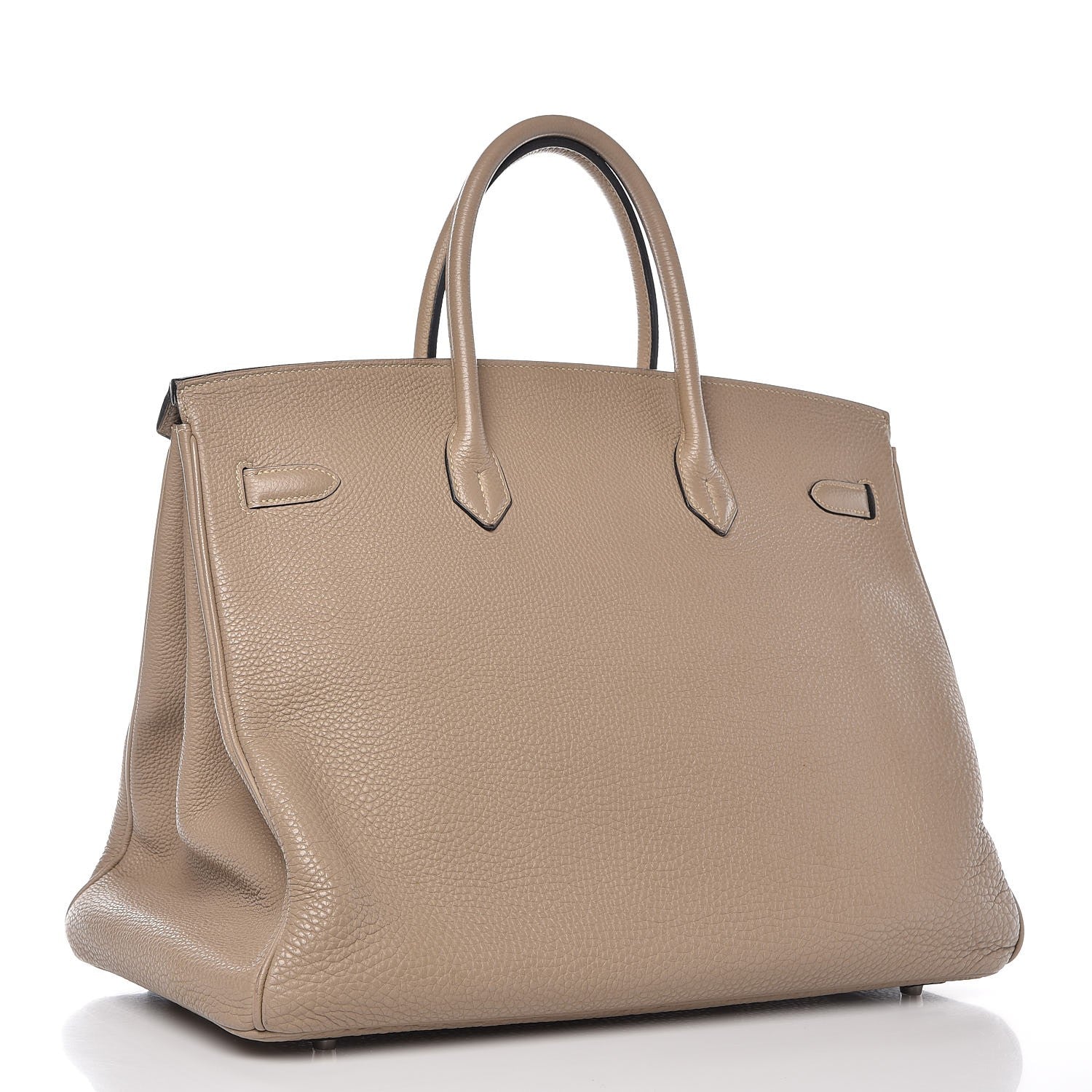 Hermes Taurillon Clemence Birkin 40 Gris Tourterelle 3 of 33