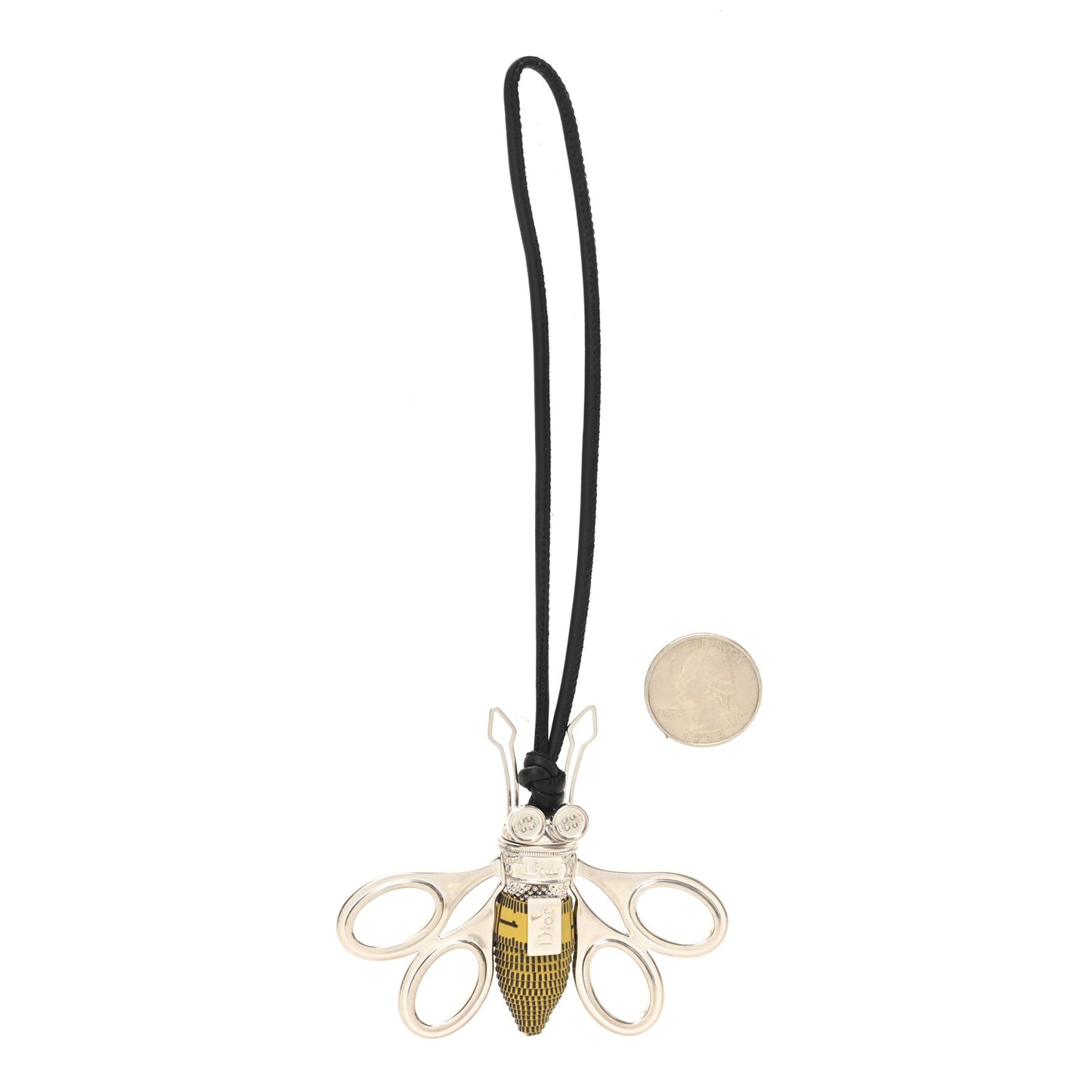 Metal Bee Charm Silver