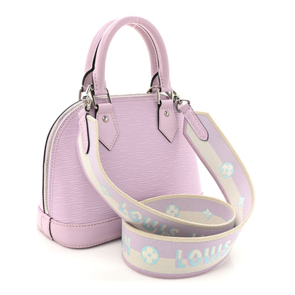 Louis Vuitton Epi Jacquard Alma BB Light Pink 3 of 9