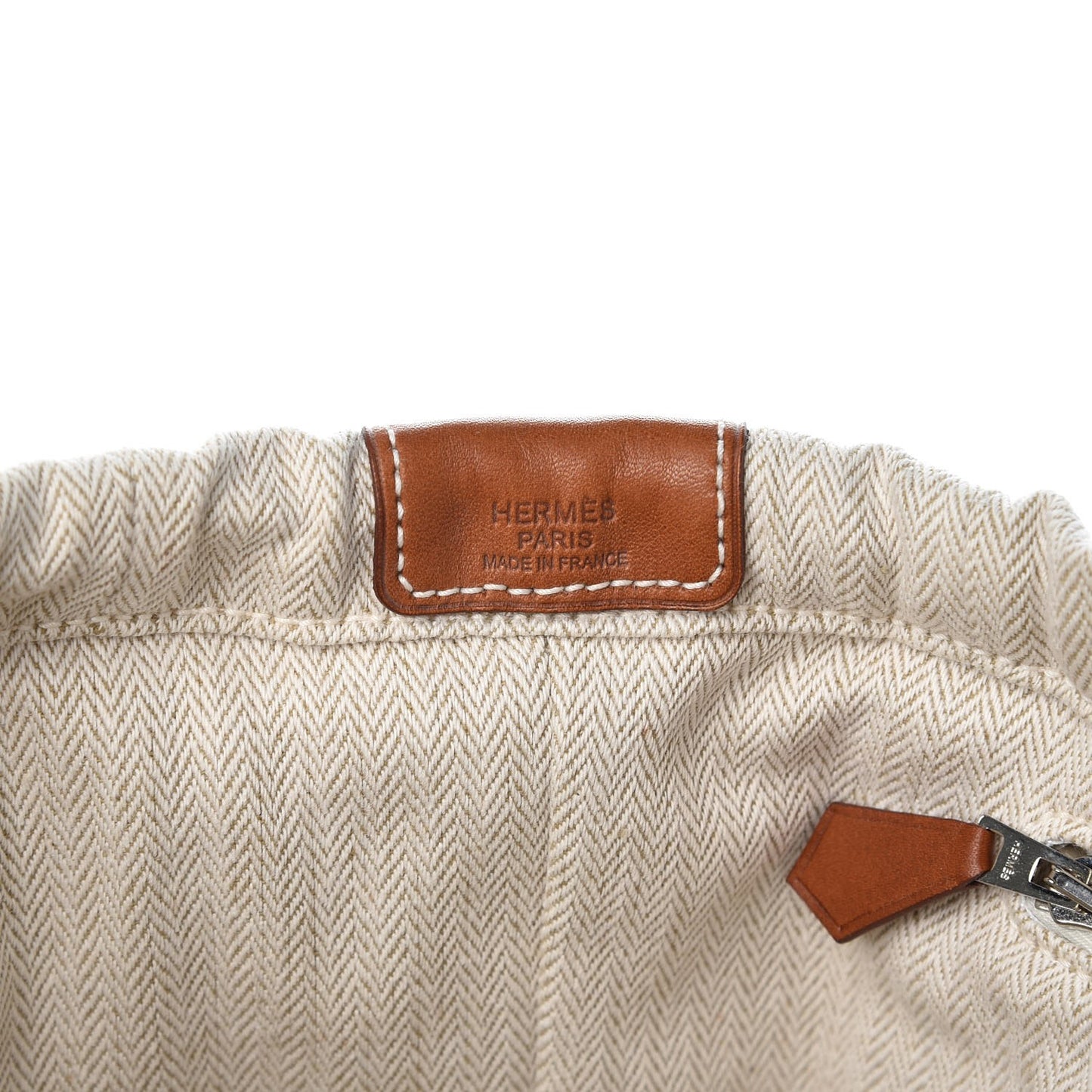 Canvas Barenia Fourbi 25 MM Pouch Naturel Fauve