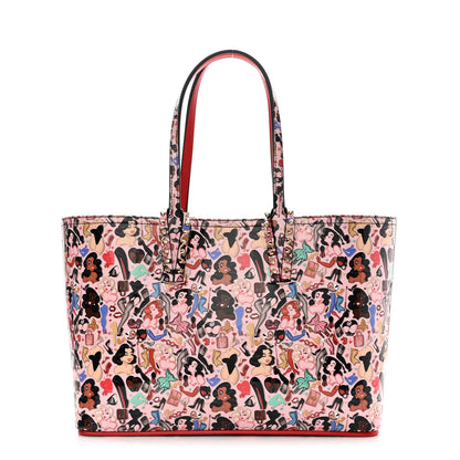 Christian Louboutin Patent Calfskin Small Dita Cabata Tote Red 3 of 11