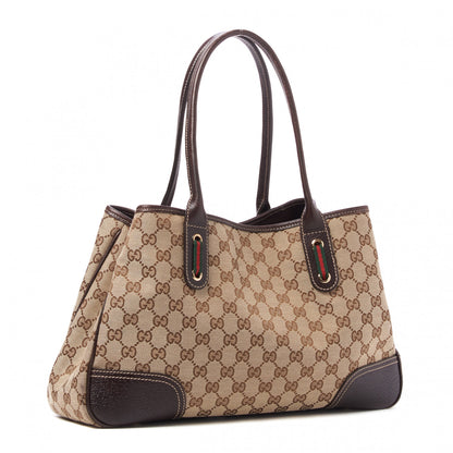 Gucci Monogram Medium Princy Tote Dark Brown 3 of 9
