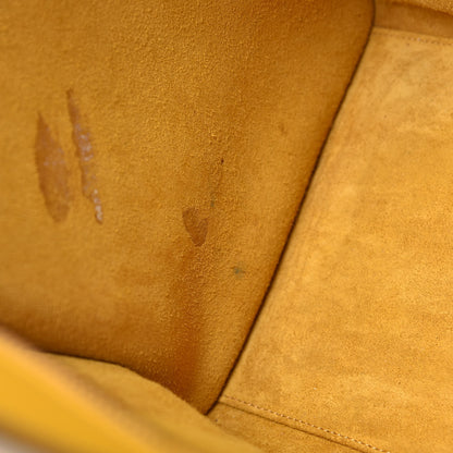 Celine Drummed Calfskin Mini Luggage Ocre 21 of 23