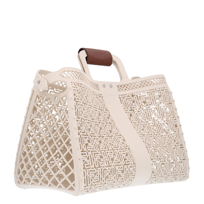 Fendi Recycled Plastic Basket Forty8 Satchel White 3 of 10