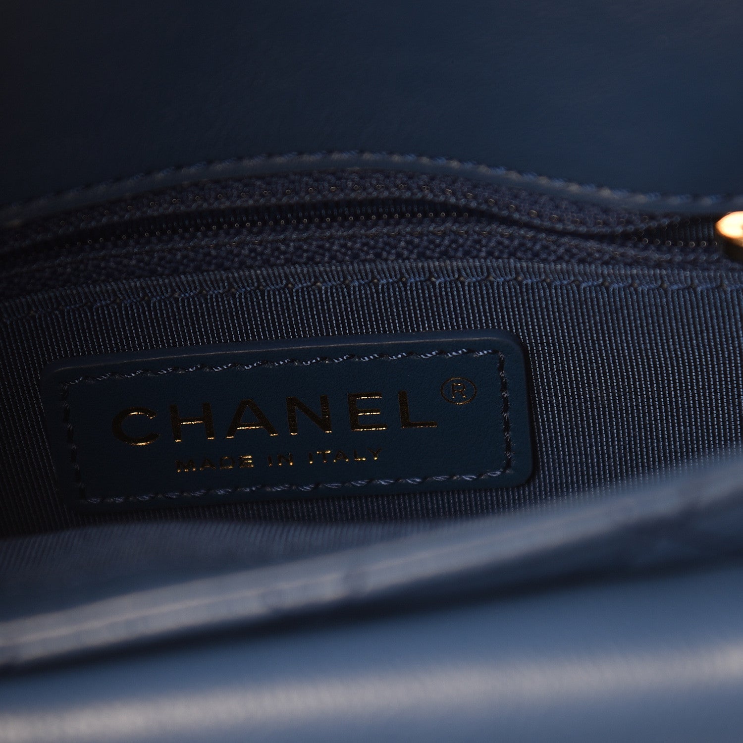Chanel Calfskin Quilted Small Messenger Flap Blue 7 of 11