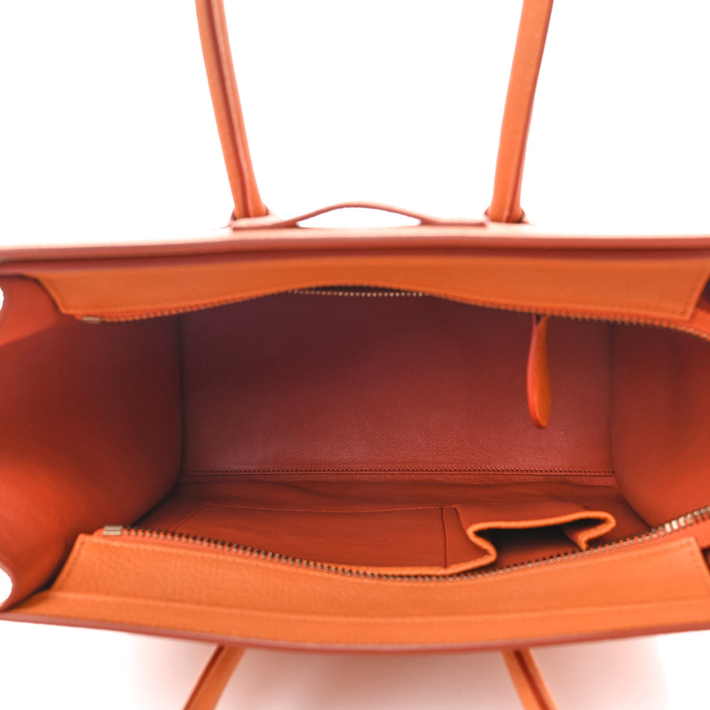 Goatskin Micro Luggage Light Orange