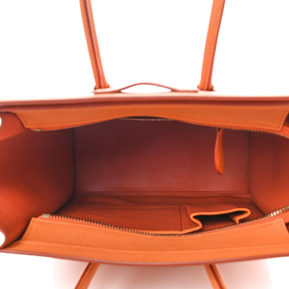 Celine Goatskin Micro Luggage Light Orange 5 of 9