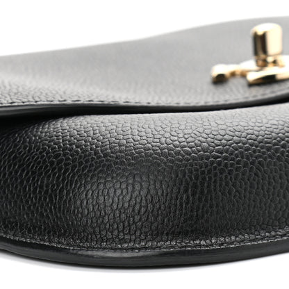 Chanel Caviar Mini Chain Flap Bag Black 10 of 10