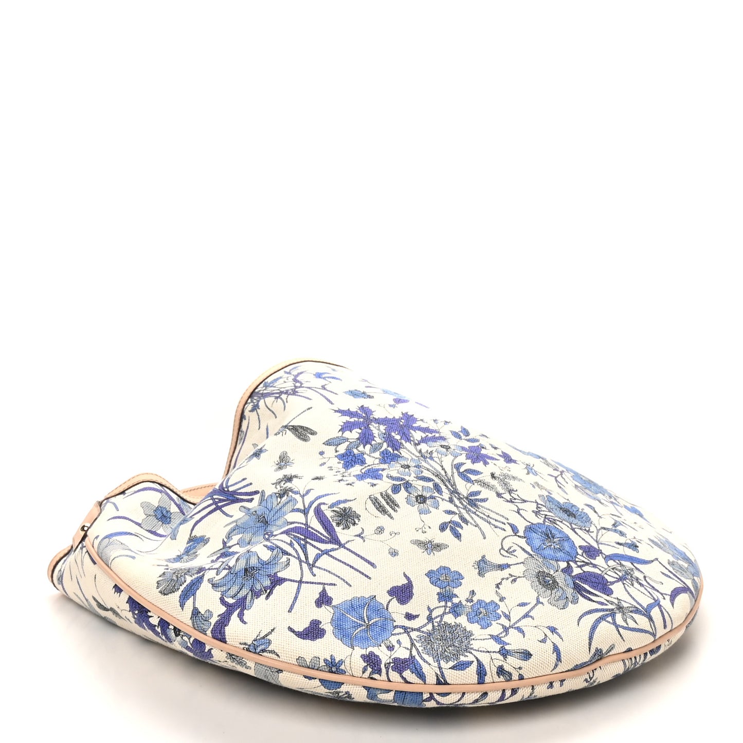 Canvas Flora Floral Large Wave Hobo Blue