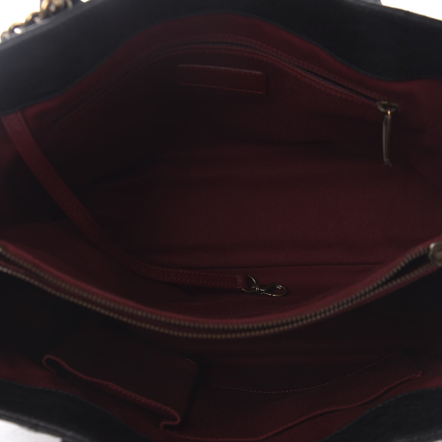 Chanel Glazed Caviar Quilted Small Shiva Tote Black 5 of 10