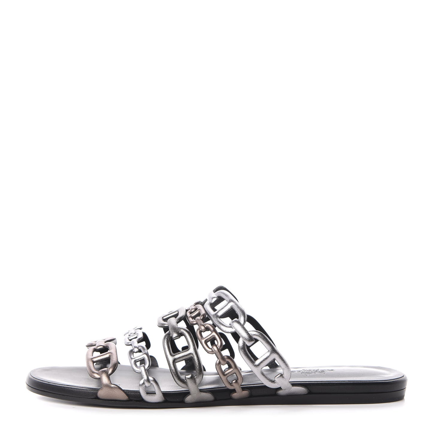Metallic Nappa Thalassa Sandals 38.5 Multicolore Dore Vieilli