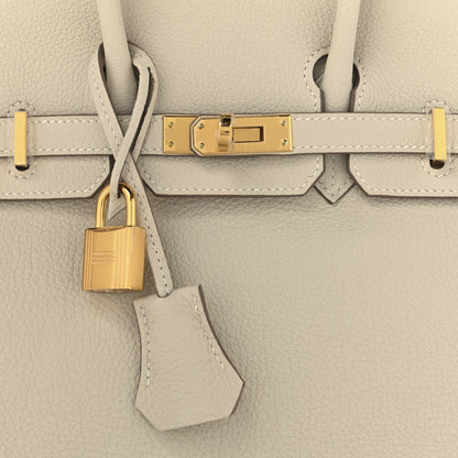 Hermes Togo Birkin 25 Craie 8 of 13