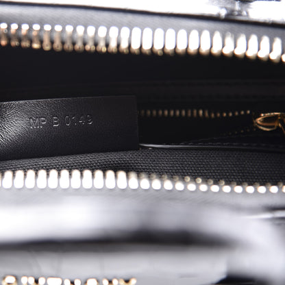 Givenchy Calfskin Crocodile Embossed Small Antigona Black 8 of 9