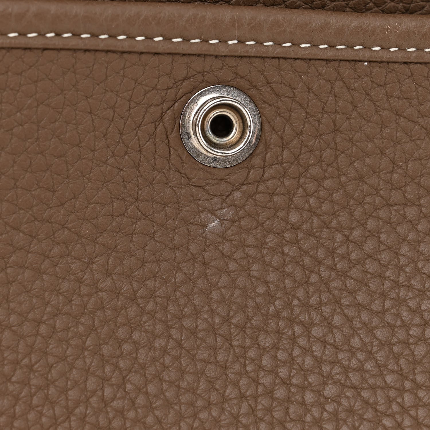 Hermes Taurillon Clemence Evelyne III PM Etoupe 11 of 11