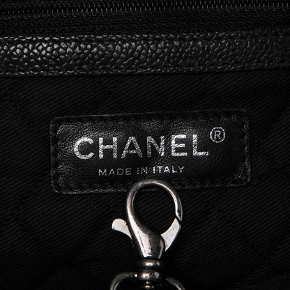 Chanel Distressed Caviar Outdoor Ligne Tote Black 7 of 9