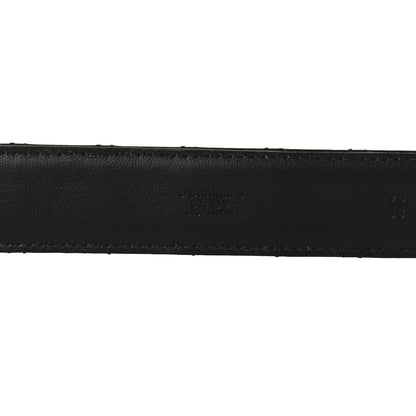 Chanel Calfskin Quilted CC Chain Belt 95 38 Black 7 of 9