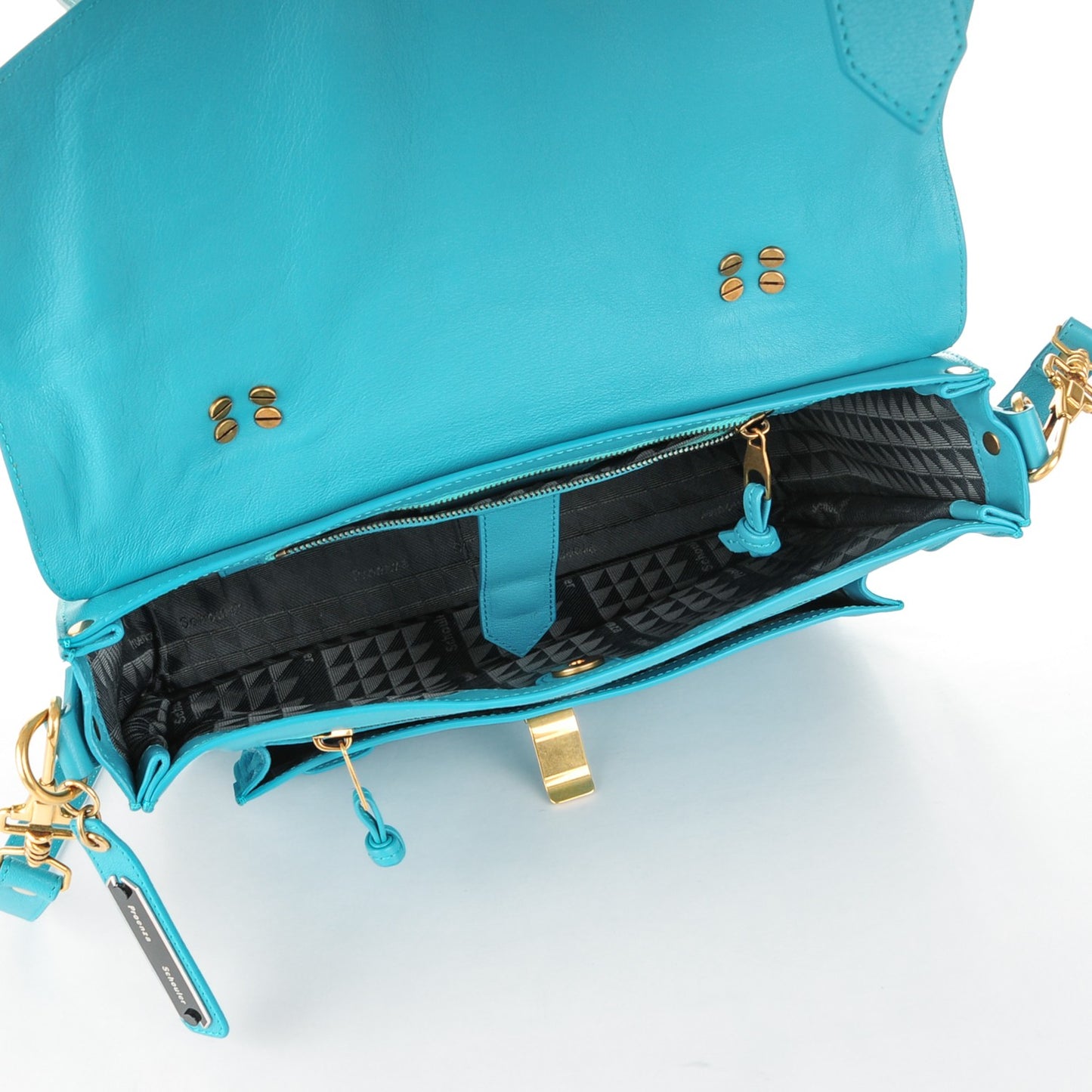 Lambskin Medium PS1 Satchel Teal