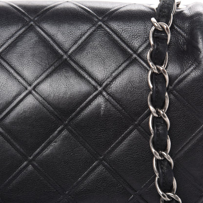 Chanel Calfskin Diamond Embossed New Chic Flap Black 13 of 18