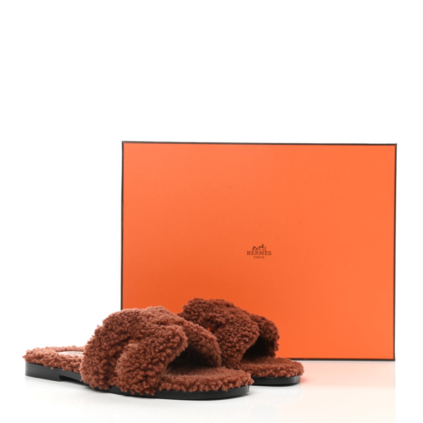 Woolskin Oran Sandals 35 Cognac