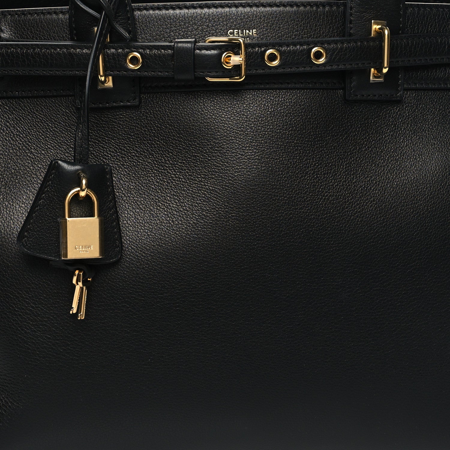 Celine Supple Calfskin Medium Conti Black 8 of 11