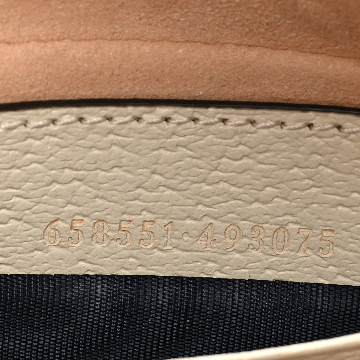 Gucci GG Supreme Monogram Textured Dollar Calfskin Web Mini Ophidia Half Moon Hobo Beige Ebony Mystic White 6 of 10