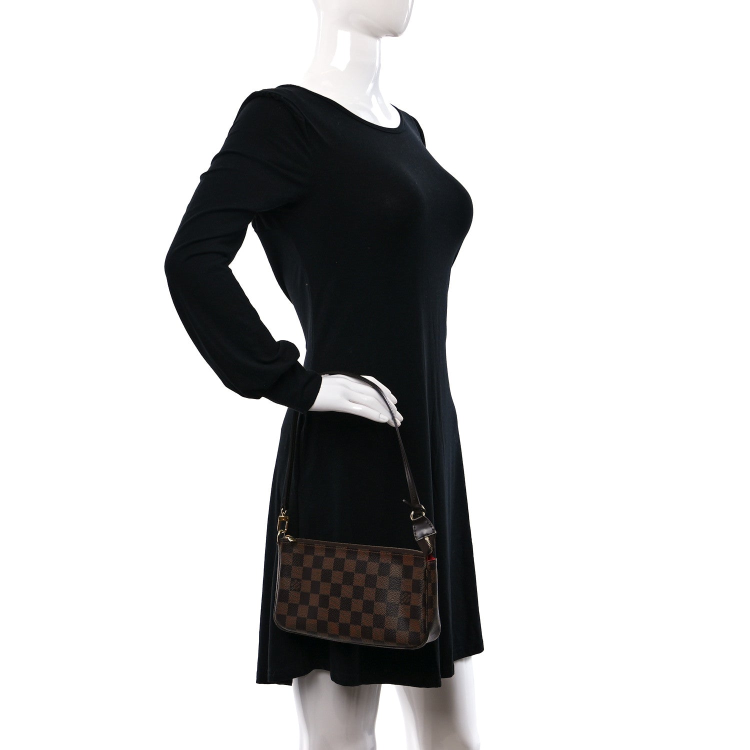 Louis Vuitton Damier Ebene Pochette Accessories NM 2 of 9