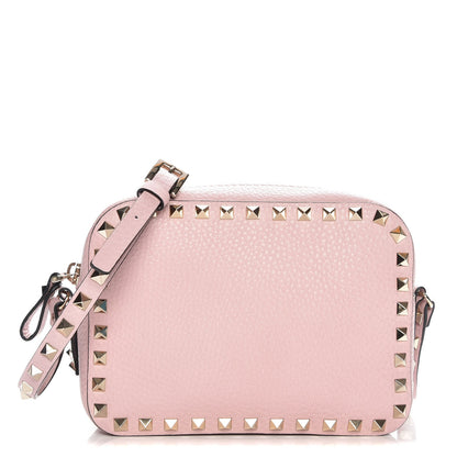 Valentino Garavani Grained Calfskin Rockstud Camera Crossbody Bag Water Rose 1 of 7