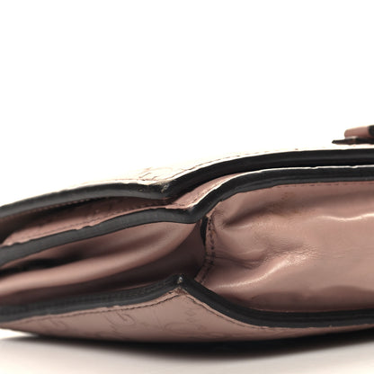 Gucci Guccissima Signature Bowy Chain Wallet Dark Cipria 8 of 12