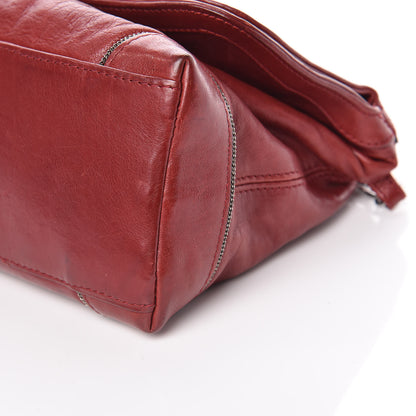 Chanel Lambskin CC Chain Shoulder Bag Red 13 of 15