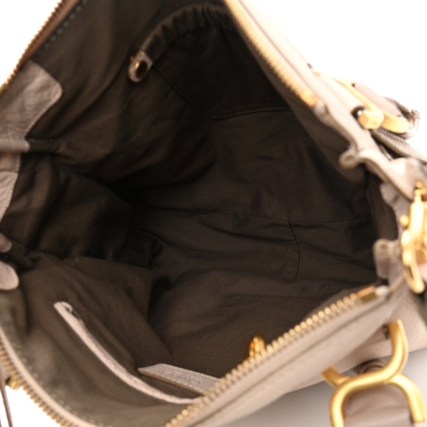 Calfskin Medium Marcie Satchel Powder Beige