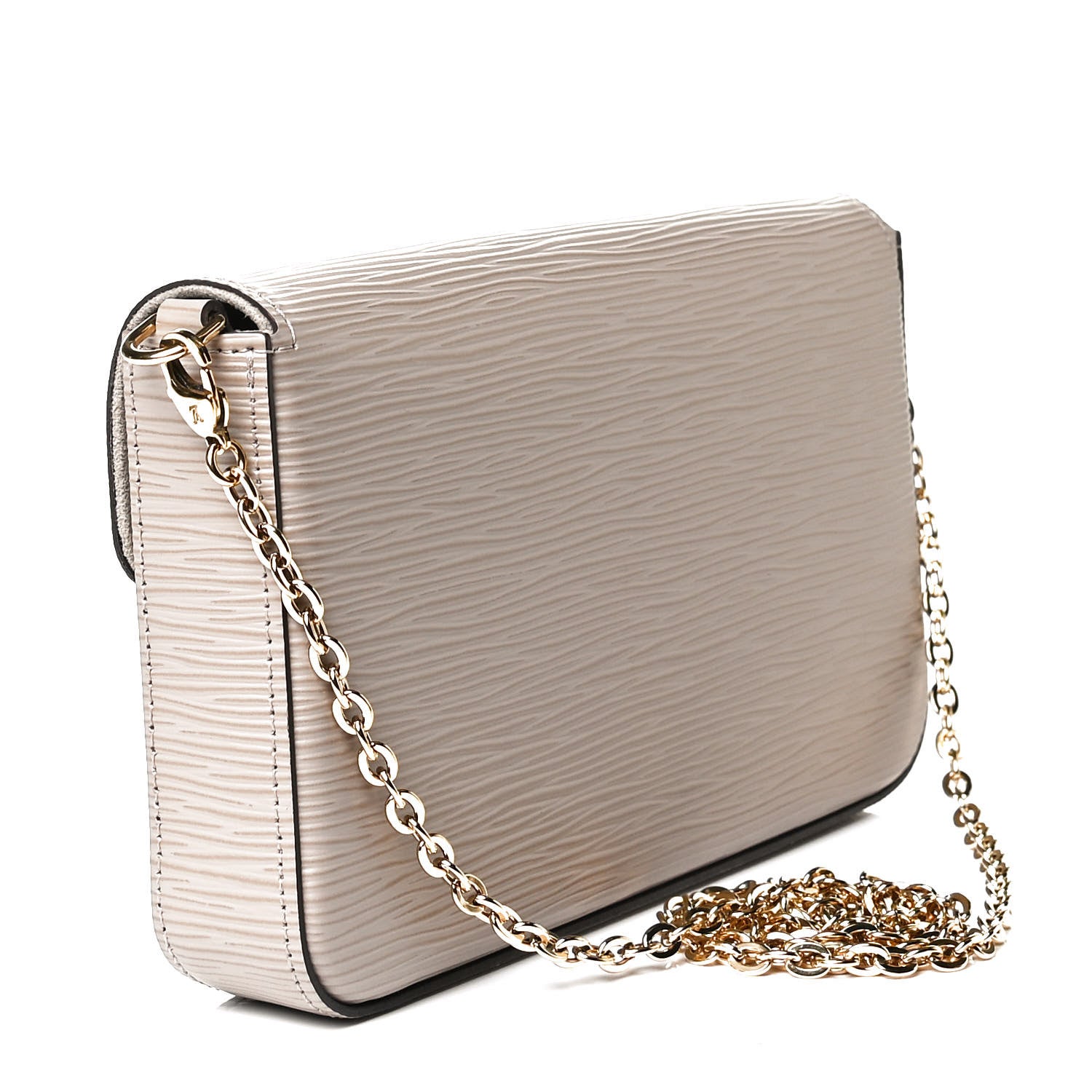 Louis Vuitton Epi Felicie Pochette Chain Wallet Galet 3 of 24
