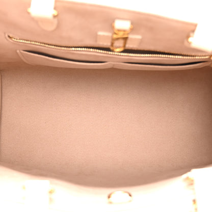 Louis Vuitton Empreinte Monogram Giant Onthego MM Creme Rose Trianon 5 of 9