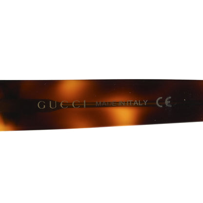 Gucci Acetate Square Frame GG0096S Sunglasses Tortoise 6 of 9