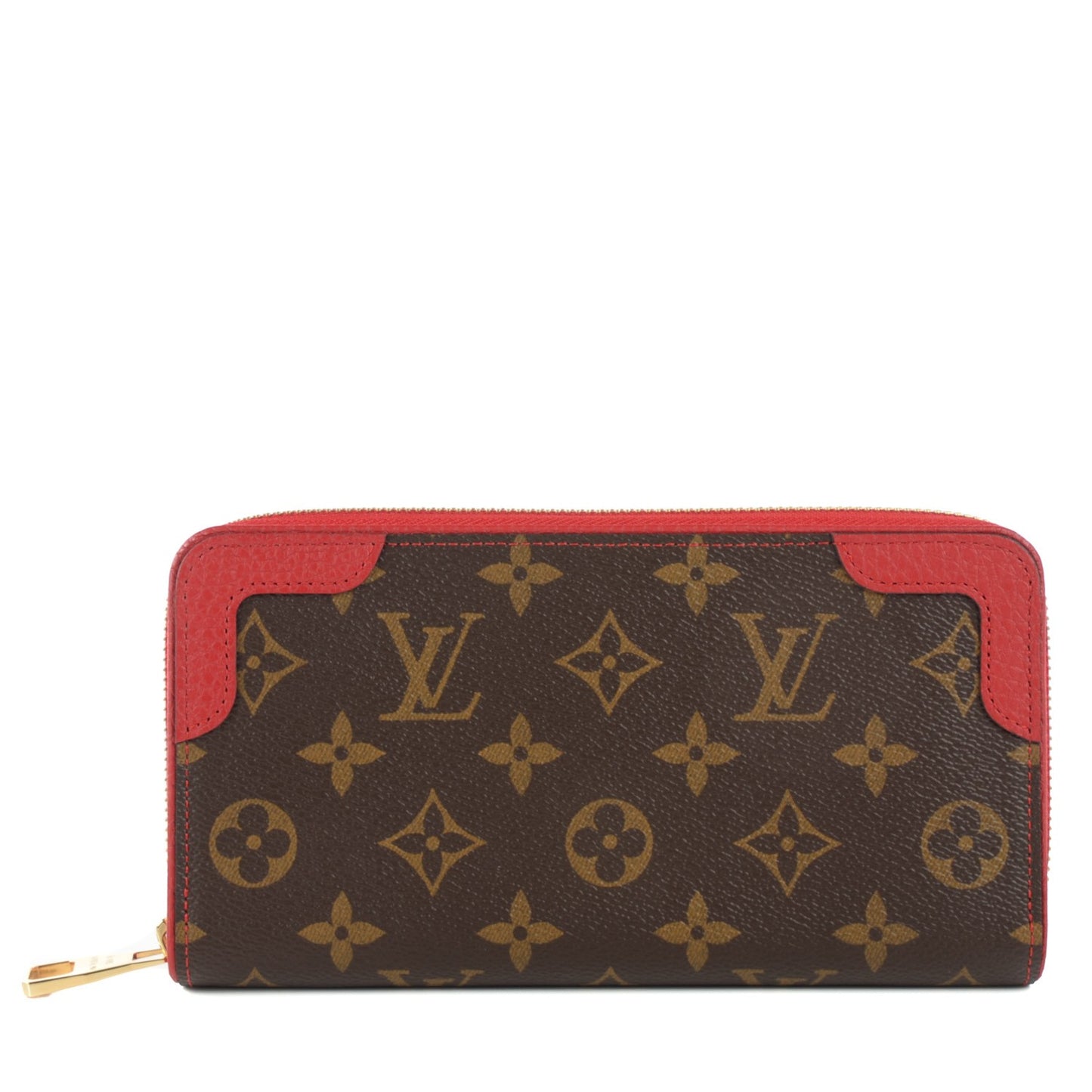 Monogram Retiro Zippy Wallet Cherry