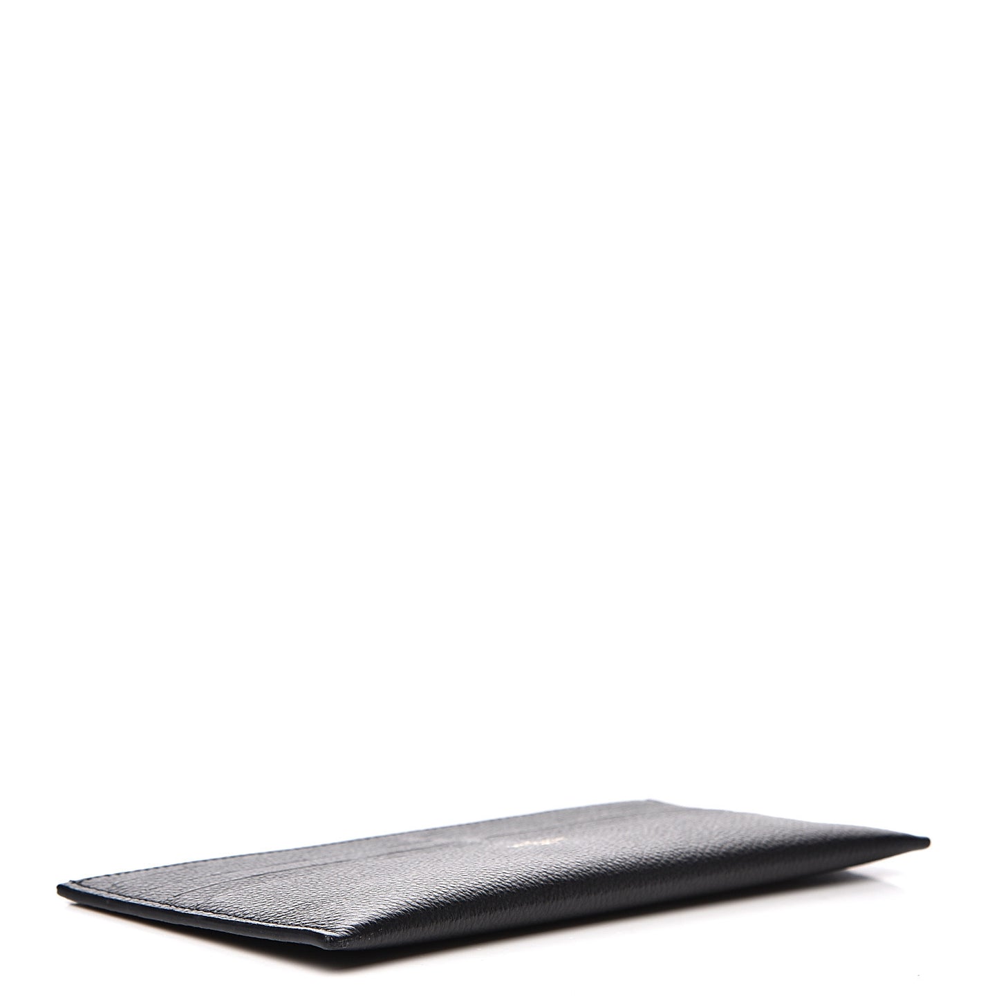 Calfskin Felicie Chain Wallet Card Holder Insert Black