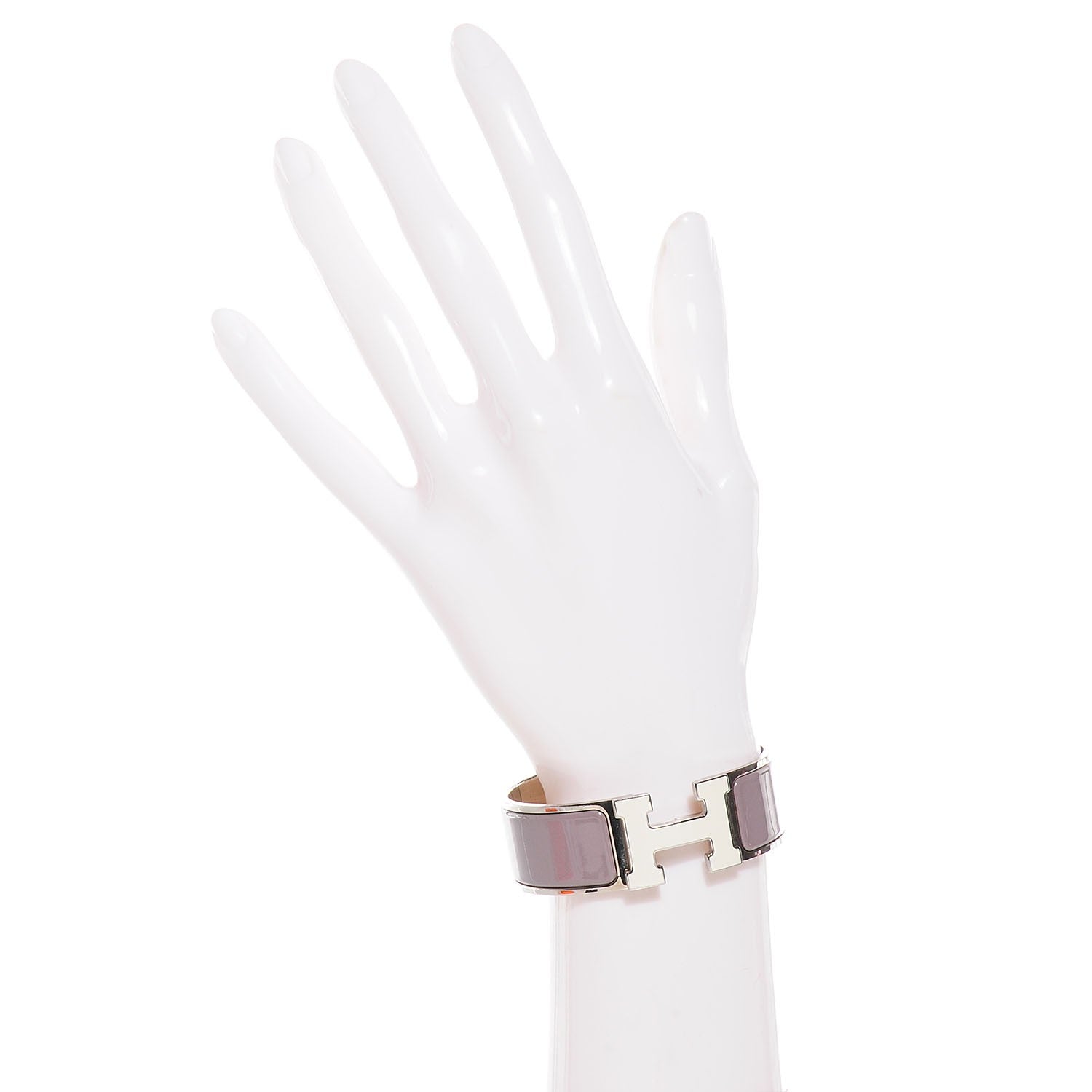 Hermes Enamel Wide Clic Clac H Bracelet 2 of 5