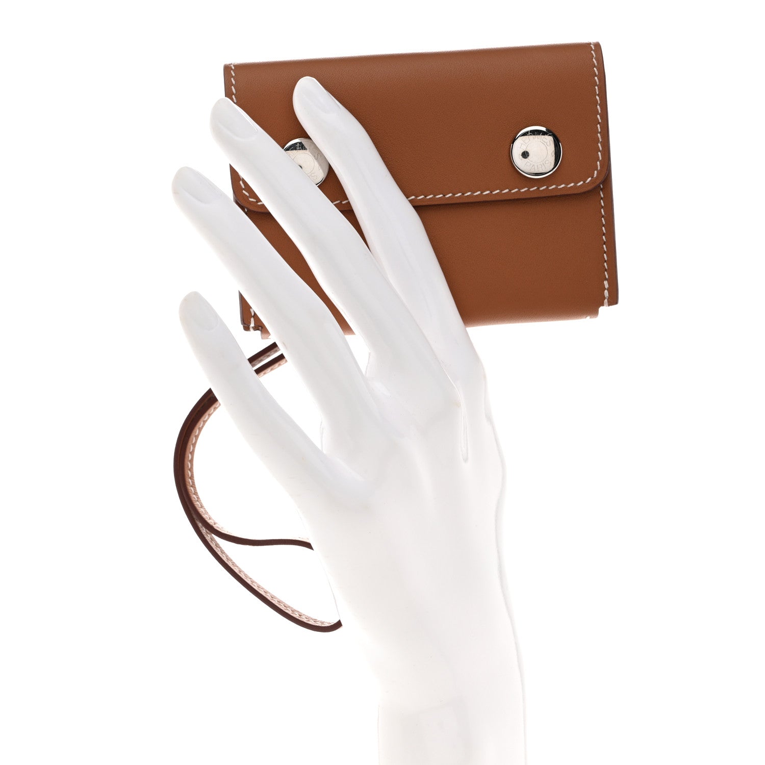 Hermes Swift Hermesnap Card Holder Gold 2 of 7