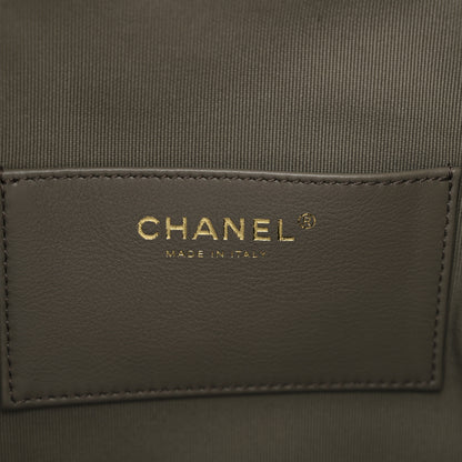 Chanel Suede Quilted Medium Chanel 25 Handbag Dark Grey 6 of 11