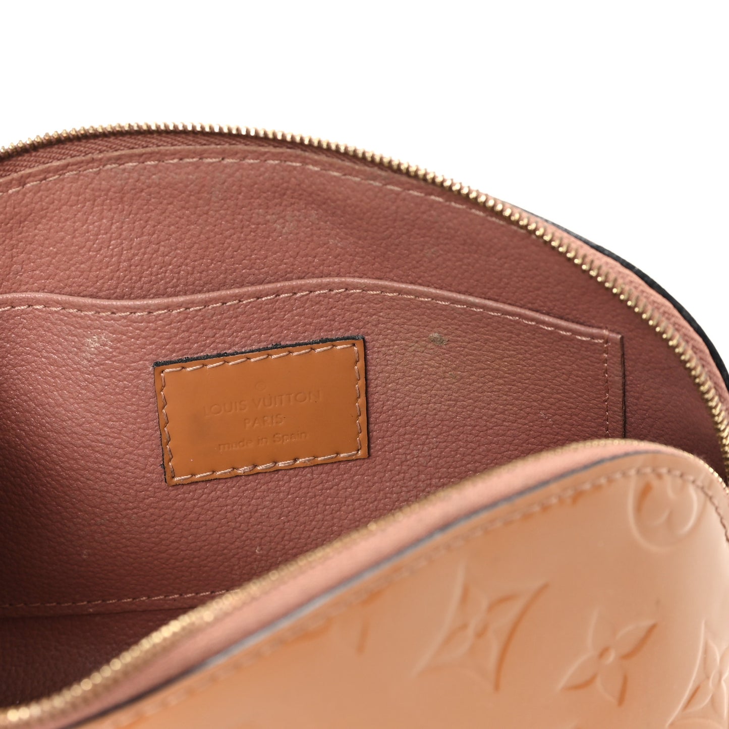 Vernis Cosmetic Pouch Rose Velours