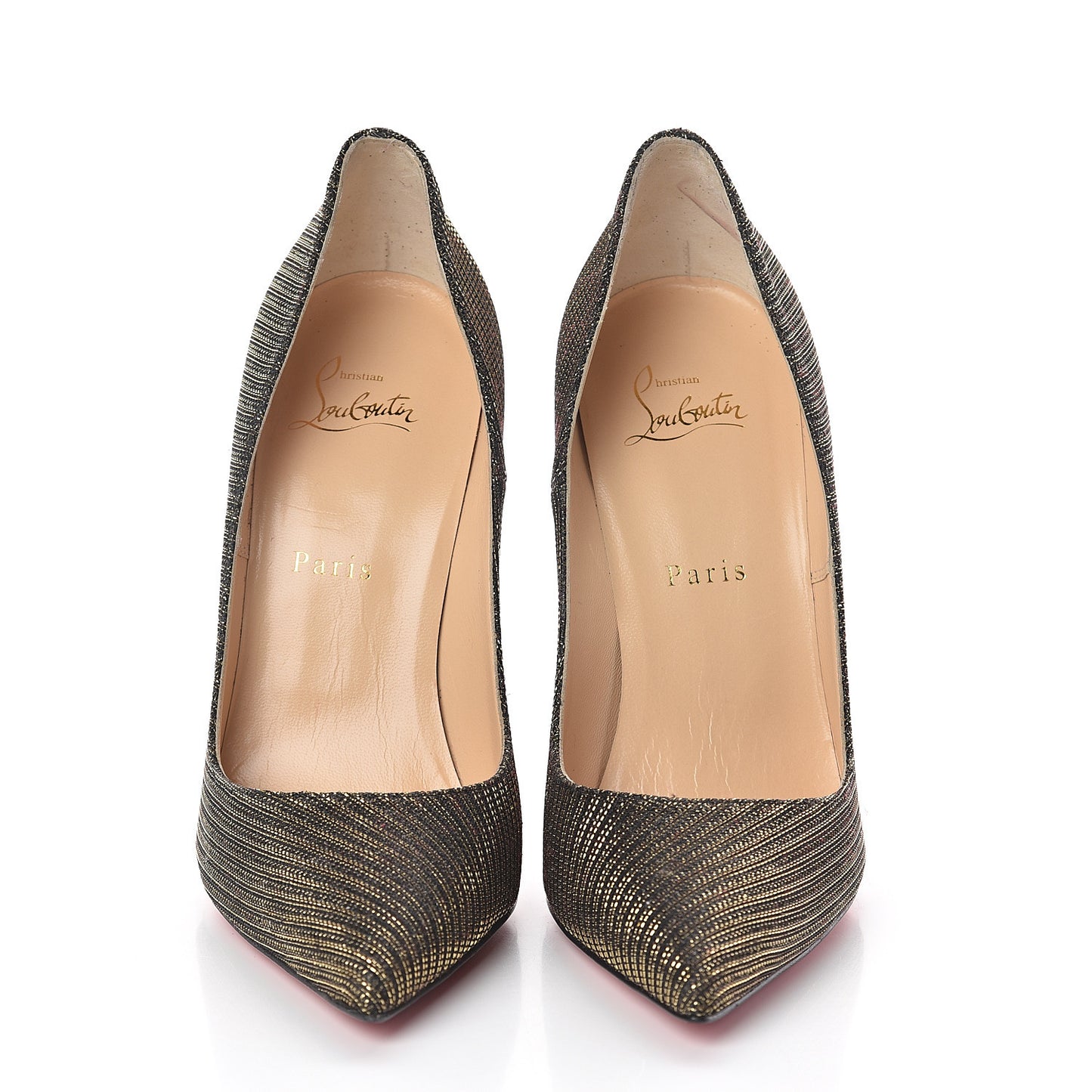 Glitter Chain So Kate 120 Pumps 39.5 Black Gold