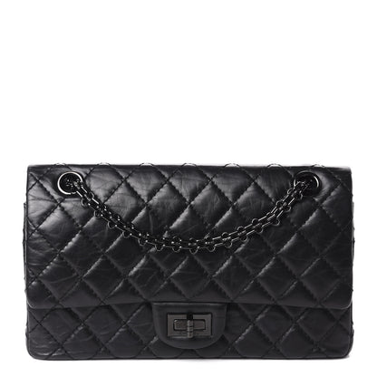 Chanel Aged Calfskin Quilted 2.55 Reissue 225 Flap So Black 1 of 9