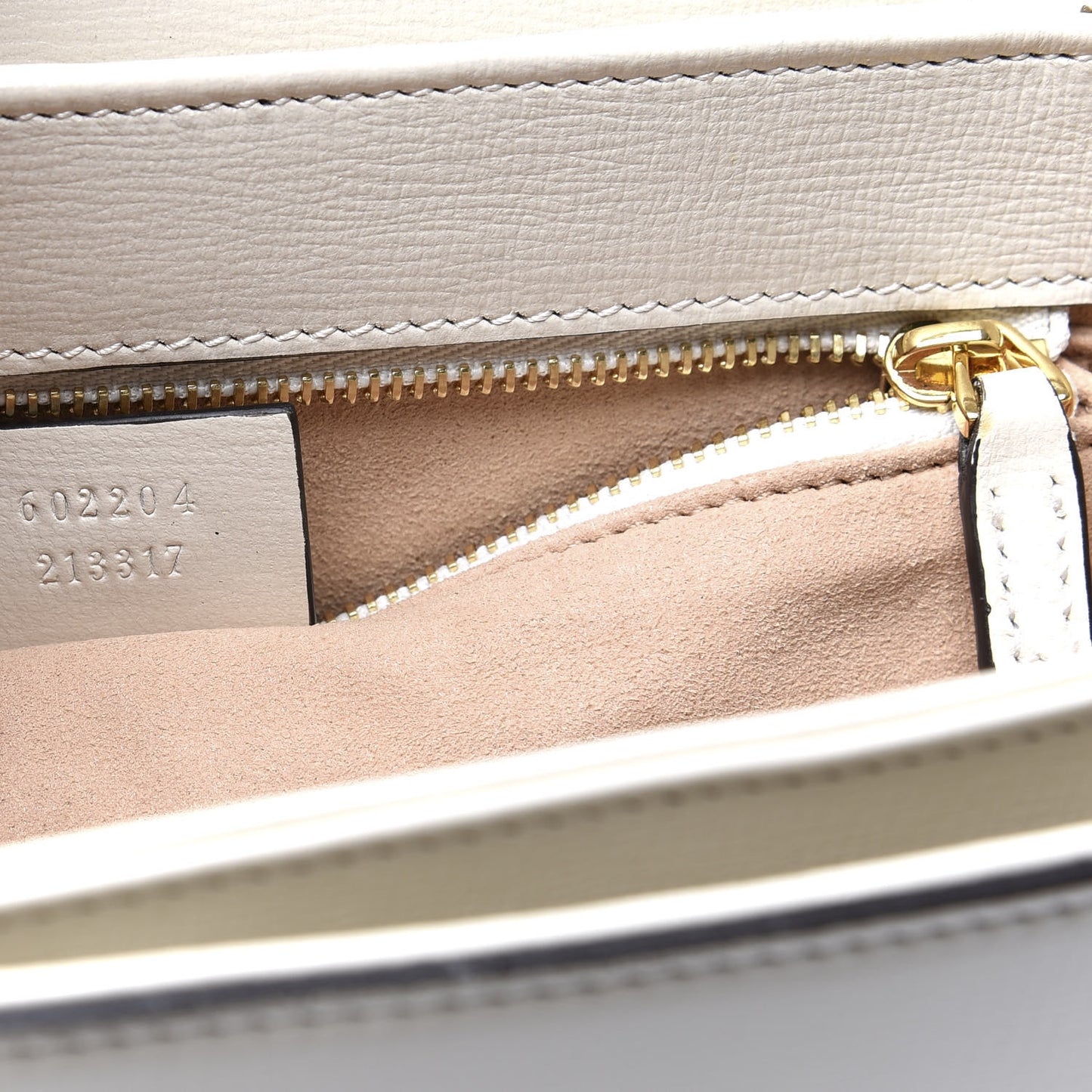 Azalea Calfskin Horsebit 1955 Shoulder Bag Mystic White